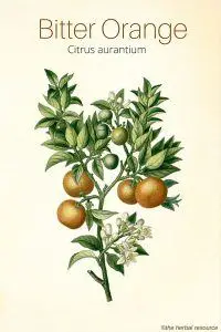 Bitter Orange (Citrus aurantium) - Medicinal herb