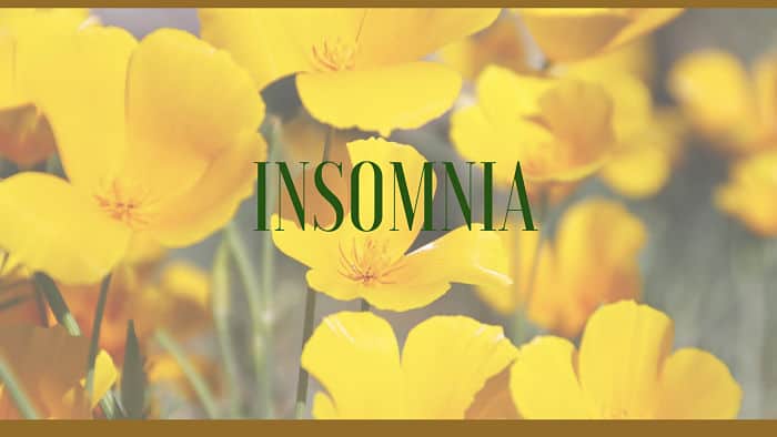 insomnia remedies